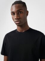 Sid Basic T-shirt Black Men J.Lindeberg Clothing 66XF985 - Image 3
