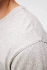 Sid Basic T-shirt Light Grey Melange Men J.Lindeberg Clothing 66XF936 - Image 4