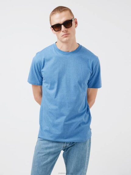 Sid Overdyed Melange T-shirt Ultramarine Men J.Lindeberg Clothing 66XF2140