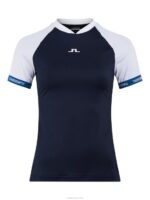 Sienna Golf Top Navy Women J.Lindeberg Clothing 66XF2609 - Image 4