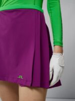 Sierra Pleat Skirt Gloxinia Women J.Lindeberg Clothing 66XF2680 - Image 3