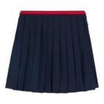 Sierra Pleat Skirt Navy Women J.Lindeberg Clothing 66XF2681