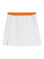 Sierra Pleat Skirt White Women J.Lindeberg Clothing 66XF1668 - Image 4
