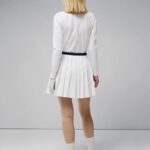 Sierra Pleat Skirt White Women J.Lindeberg Clothing 66XF2679
