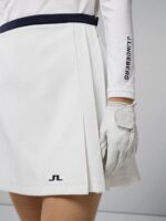 Sierra Pleat Skirt White Women J.Lindeberg Clothing 66XF2679 - Image 3