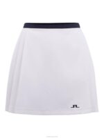 Sierra Pleat Skirt White Women J.Lindeberg Clothing 66XF2679 - Image 4