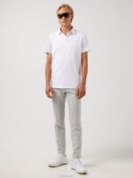 Simon Golf Polo White Men J.Lindeberg Clothing 66XF2125 - Image 2