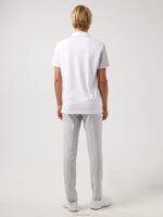 Simon Golf Polo White Men J.Lindeberg Clothing 66XF2125