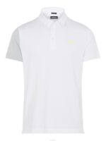 Simon Golf Polo White Men J.Lindeberg Clothing 66XF2125 - Image 4