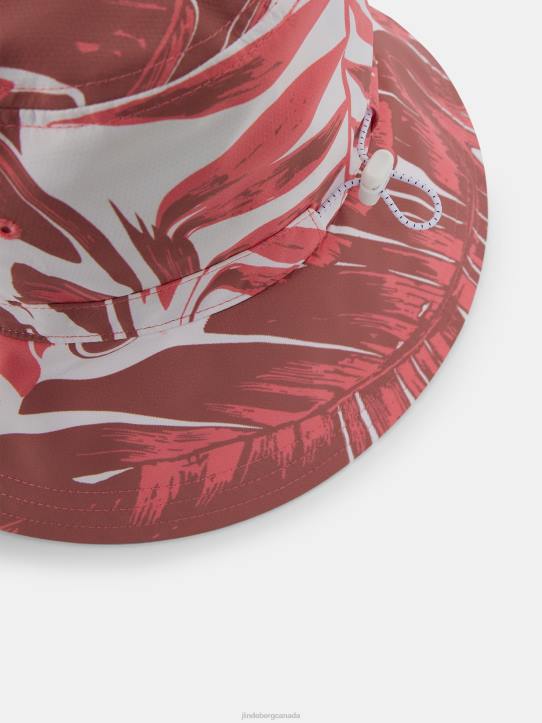 Siri Print Bucket Hat Hibiscus Pink Women J.Lindeberg Accessory 66XF2022 - Image 1
