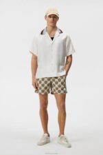 Skala Silk Shirt White Men J.Lindeberg Clothing 66XF1166 - Image 3