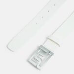 Slater Leather Belt White Men J.Lindeberg Accessory 66XF899
