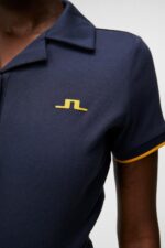 Solange Polo White Women J.Lindeberg Clothing 66XF1448 - Image 5