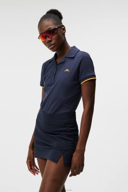 Solange Polo White Women J.Lindeberg Clothing 66XF1448