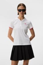 Solange Polo White Women J.Lindeberg Clothing 66XF1448 - Image 6
