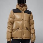 Solar Down Jacket Tiger Brown Women J.Lindeberg Clothing 66XF2036