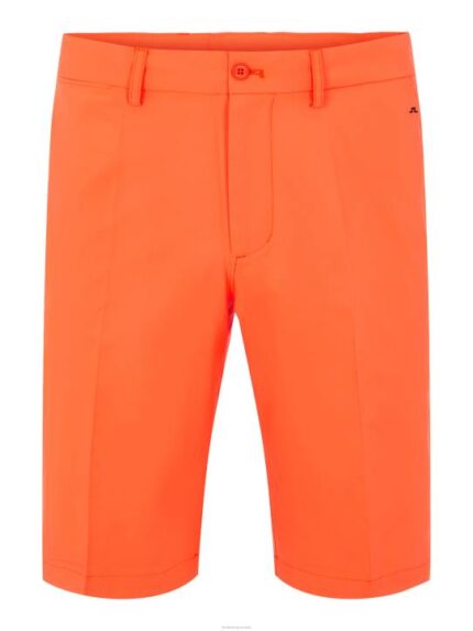 Somle Golf Shorts Lava Orange Men J.Lindeberg Clothing 66XF2261
