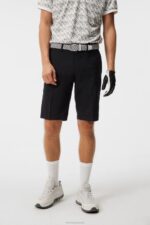 Somle Shorts Black Men J.Lindeberg Clothing 66XF404
