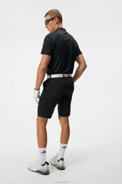 Somle Shorts Black Men J.Lindeberg Clothing 66XF481