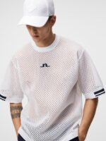Spencer Tee White Men J.Lindeberg Clothing 66XF164 - Image 4