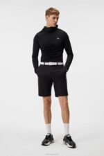 Stefan Hoodie Black Men J.Lindeberg Clothing 66XF576 - Image 2
