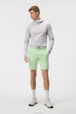 Stefan Hoodie Light Grey Melange Men J.Lindeberg Clothing 66XF575 - Image 2