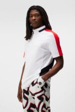 Stig Polo White Men J.Lindeberg Clothing 66XF42