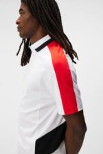 Stig Polo White Men J.Lindeberg Clothing 66XF42 - Image 4
