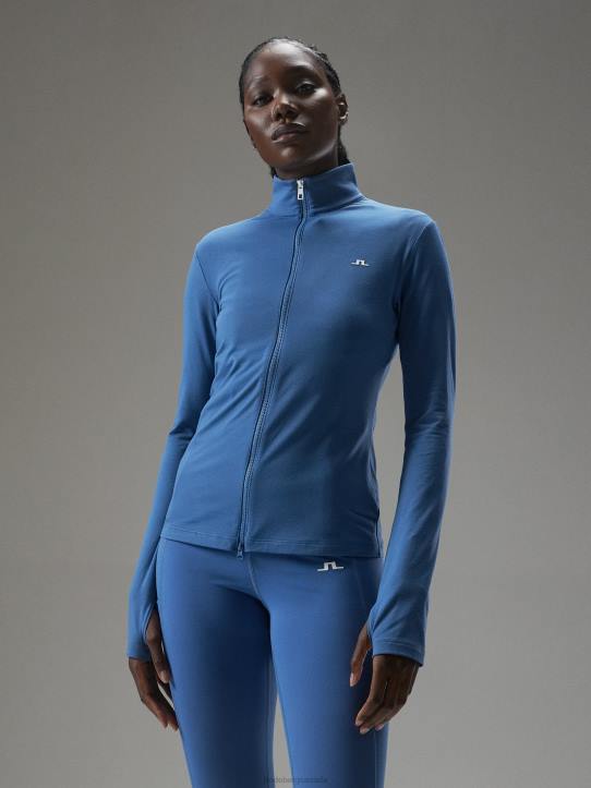 Stina Mid Layer Blue Horizon Women J.Lindeberg Clothing 66XF1906 - Image 1