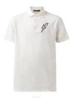 Strike Rib Jersey Polo Whisper White Men J.Lindeberg Clothing 66XF2108 - Image 4
