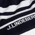 Stripe Beanie Navy Men J.Lindeberg Accessory 66XF829