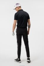 Stuart Stripe Pant Black Men J.Lindeberg Clothing 66XF463