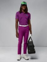 Stuart Stripe Pant Gloxinia Men J.Lindeberg Clothing 66XF2177 - Image 3
