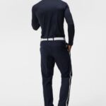 Stuart Stripe Pant Navy Men J.Lindeberg Clothing 66XF400