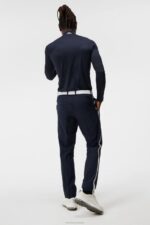 Stuart Stripe Pant Navy Men J.Lindeberg Clothing 66XF400