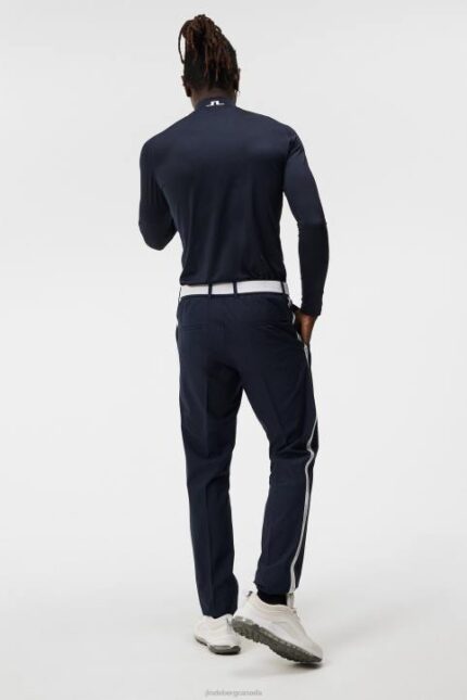 Stuart Stripe Pant Navy Men J.Lindeberg Clothing 66XF400