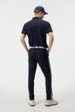 Stuart Stripe Pant Navy Men J.Lindeberg Clothing 66XF464
