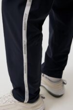 Stuart Stripe Pant Navy Men J.Lindeberg Clothing 66XF464 - Image 3