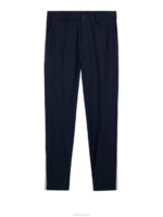Stuart Stripe Pant Navy Men J.Lindeberg Clothing 66XF464 - Image 5