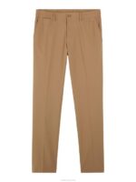 Stuart Stripe Pant Tiger Brown Men J.Lindeberg Clothing 66XF465 - Image 3