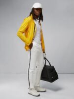 Stuart Stripe Pant White Men J.Lindeberg Clothing 66XF2176 - Image 3