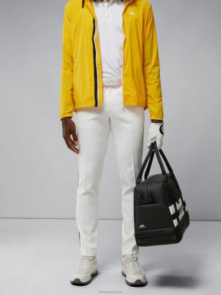 Stuart Stripe Pant White Men J.Lindeberg Clothing 66XF2176