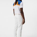Stuart Stripe Pant White Men J.Lindeberg Clothing 66XF401