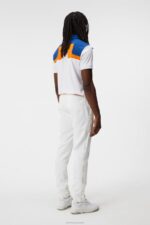 Stuart Stripe Pant White Men J.Lindeberg Clothing 66XF401