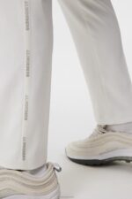 Stuart Stripe Pant White Men J.Lindeberg Clothing 66XF462 - Image 3