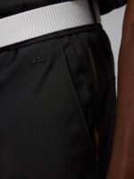 Stuart Stripe Shorts Black Men J.Lindeberg Clothing 66XF2174 - Image 3