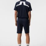 Stuart Stripe Shorts Navy Men J.Lindeberg Clothing 66XF399