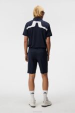Stuart Stripe Shorts Navy Men J.Lindeberg Clothing 66XF399