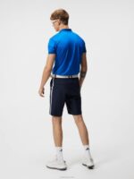 Stuart Stripe Shorts Navy Men J.Lindeberg Clothing 66XF459 - Image 2