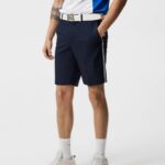 Stuart Stripe Shorts Navy Men J.Lindeberg Clothing 66XF459